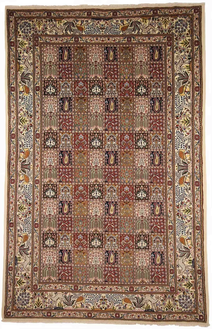 Perserteppich Moud 305x195 cm Schafwolle handgeknüpft
