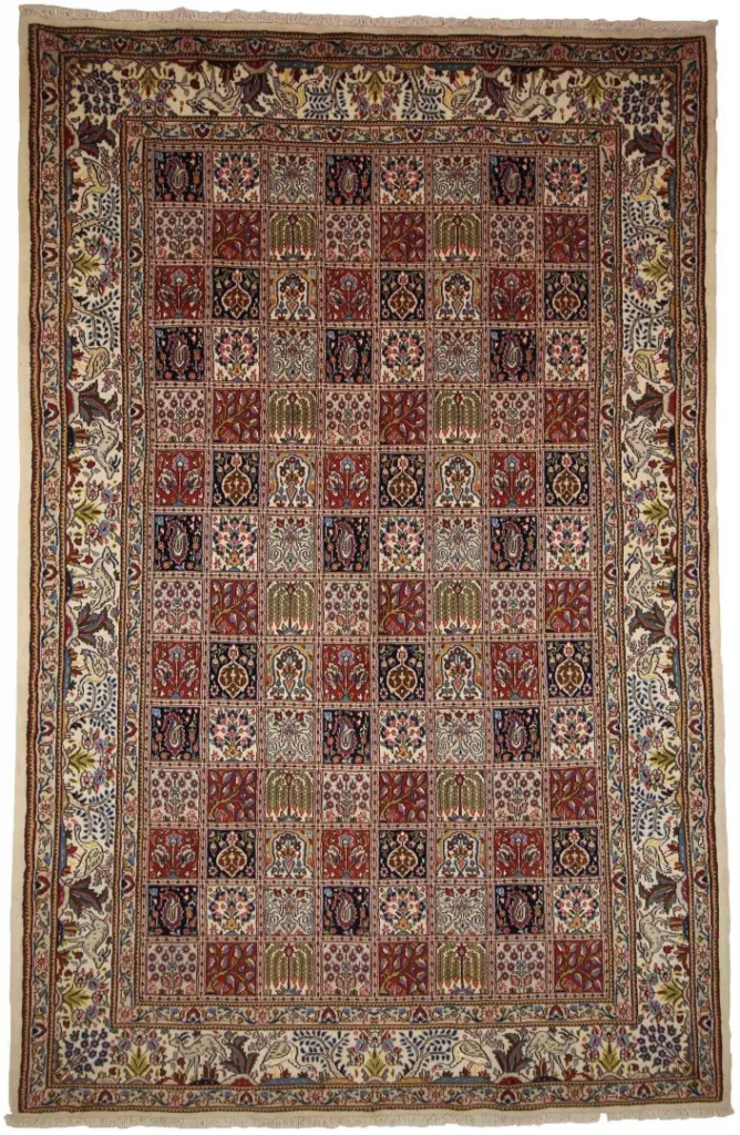 Perserteppich Moud 304 x 198 cm Wolle handgeknüpft