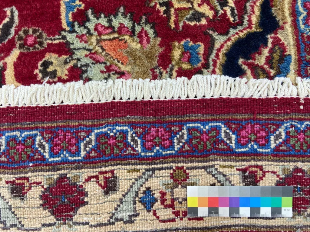 maschhad-orientteppich-292x204-cm-250000-knoten-florales-muster-handgeknupft-4 Perserteppich Maschhad 292 x 204 cm Wolle handgeknüpft