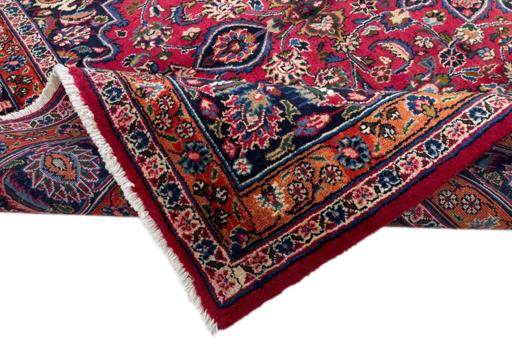 maschhad-orientteppich-292x184-cm-florales-muster-250000-knoten-handgeknupft-4 Perserteppich Maschhad 292 x 184 cm Wolle handgeknüpft