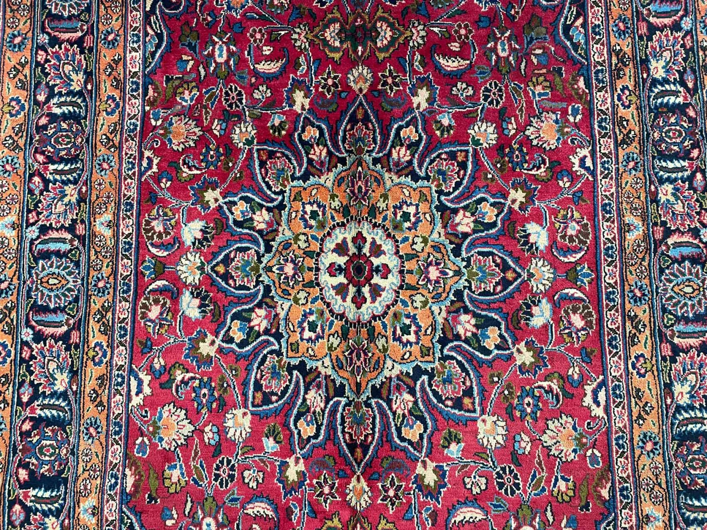 maschhad-orientteppich-292x184-cm-florales-muster-250000-knoten-handgeknupft-5 Perserteppich Maschhad 292 x 184 cm Wolle handgeknüpft
