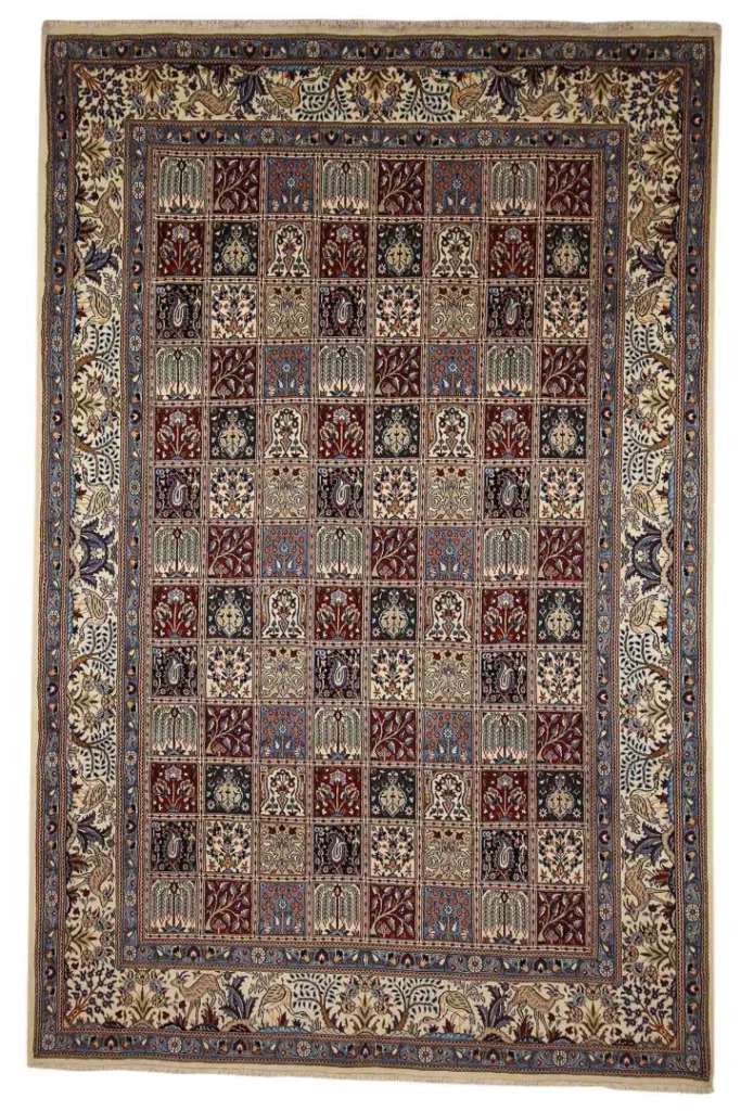 Perserteppich Moud 305 x 199 cm Wolle handgeknüpft