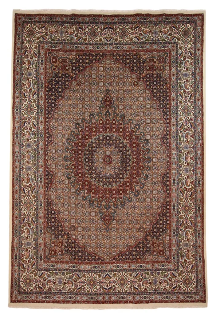 Perserteppich Moud 363x245 cm Schafwolle handgeknüpft