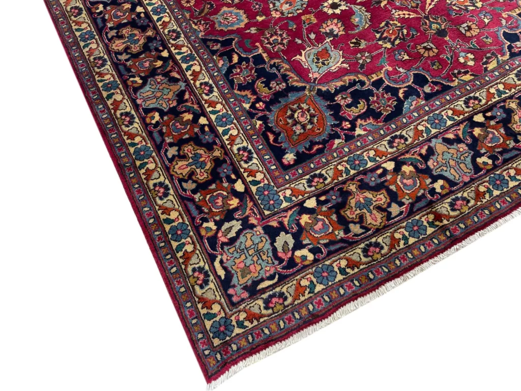maschhad-teppich-300x203-cm-250000-knoten-florales-muster-handgeknupft-3 Perserteppich Maschhad 300x203 cm handgeknüpft