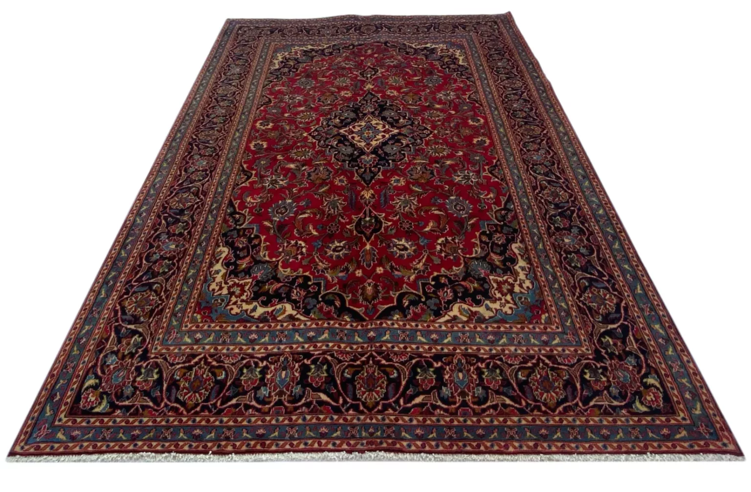 Perserteppich Maschhad 305 x 200 cm Wolle handgeknüpft