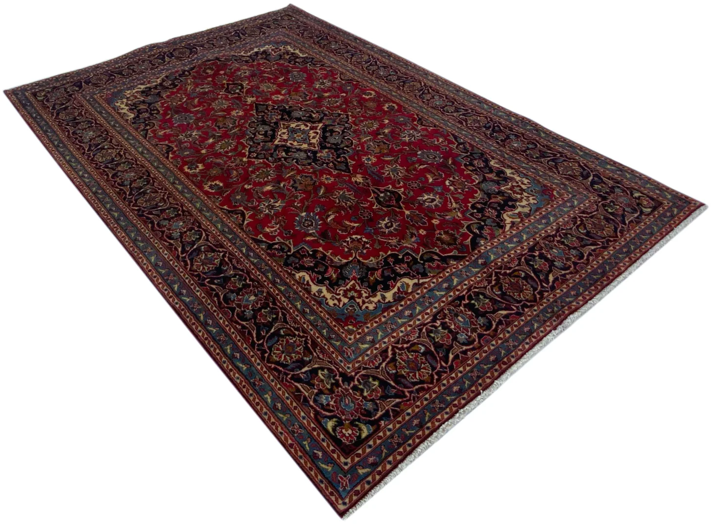 Perserteppich Maschhad 305 x 200 cm Wolle handgeknüpft