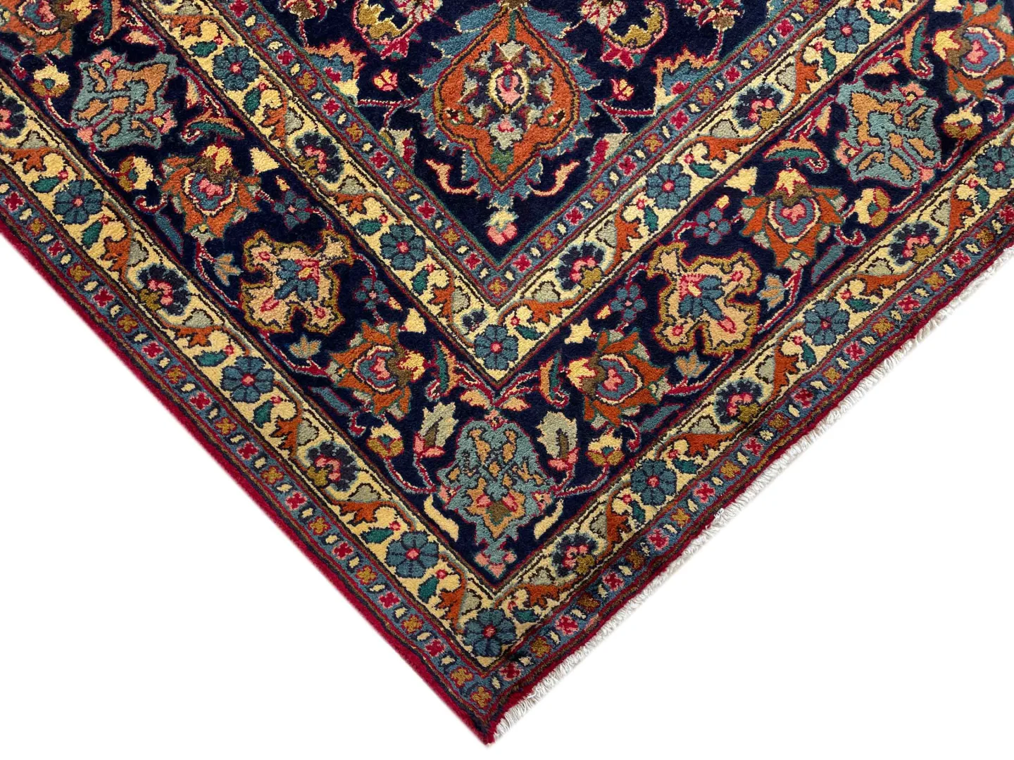 maschhad-teppich-307-x-203-cm-250000-knoten-m-floral-handgeknupft-3 Perserteppich Maschhad 307 x 203 cm Wolle handgeknüpft