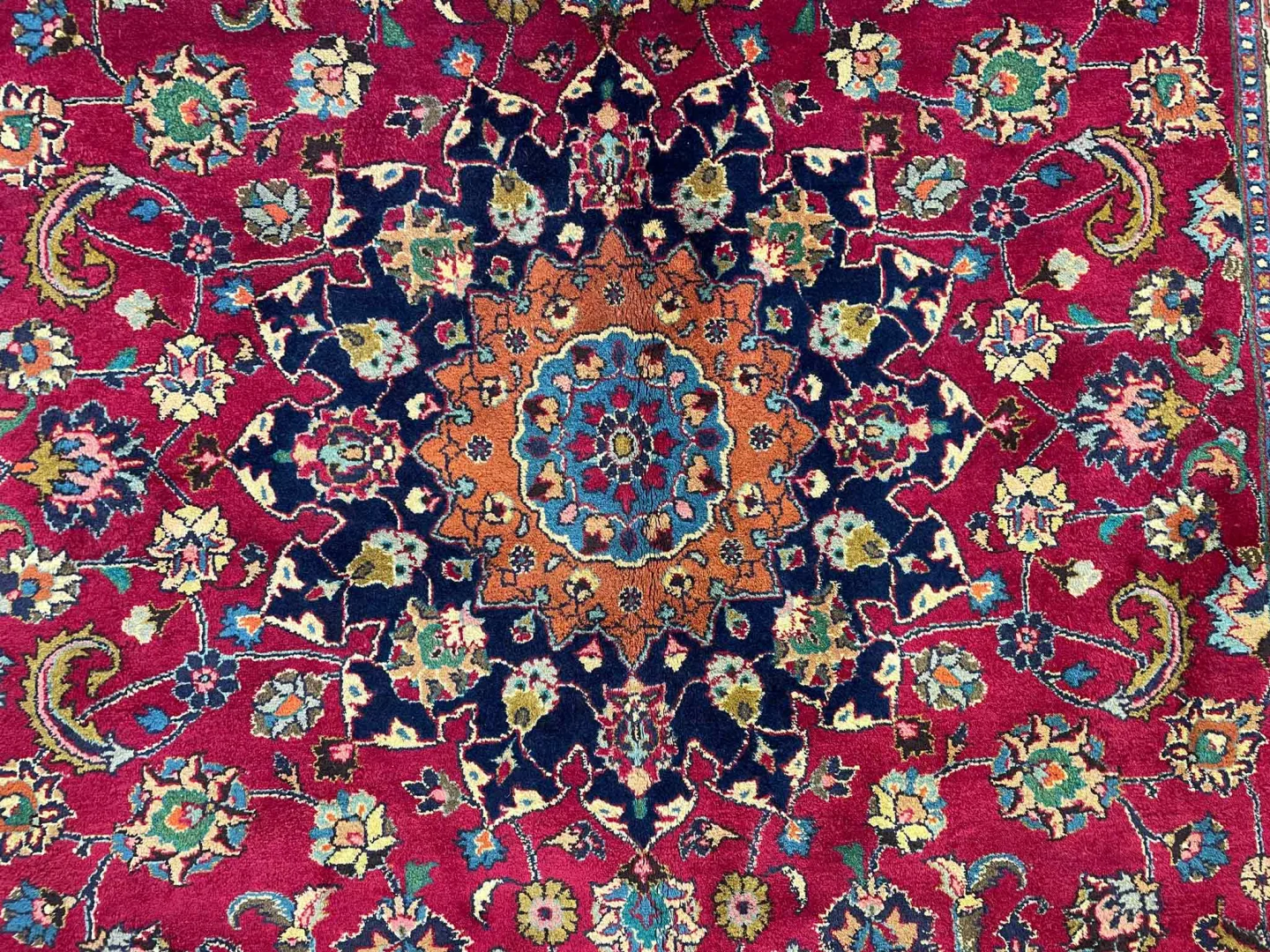 maschhad-teppich-307-x-203-cm-250000-knoten-m-floral-handgeknupft-4 Perserteppich Maschhad 307 x 203 cm Wolle handgeknüpft