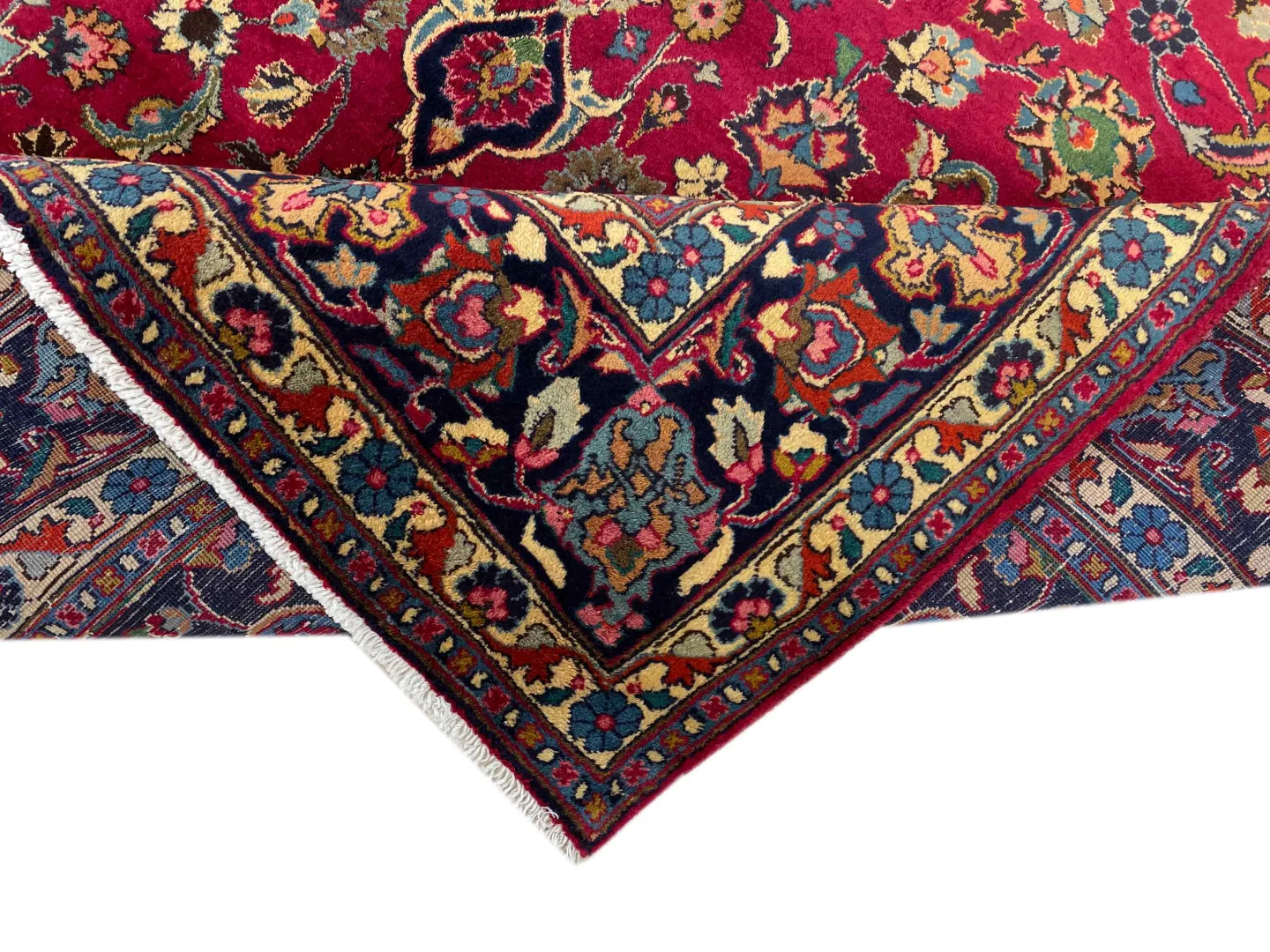 maschhad-teppich-307-x-203-cm-250000-knoten-m-floral-handgeknupft-5 Perserteppich Maschhad 307 x 203 cm Wolle handgeknüpft