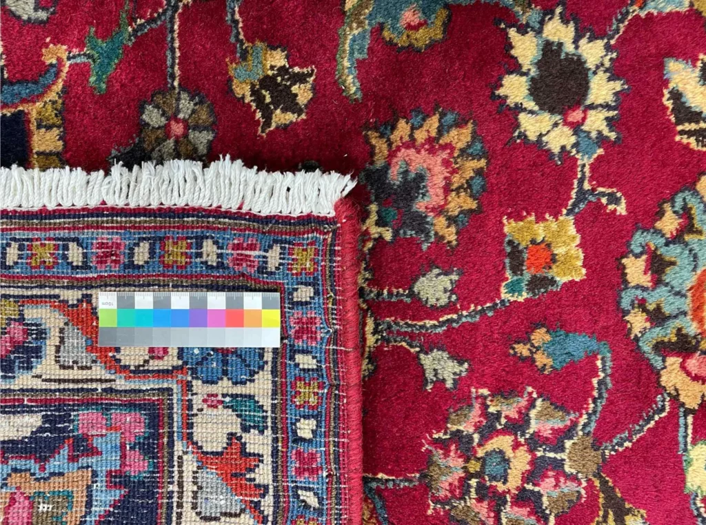maschhad-teppich-307-x-203-cm-250000-knoten-m-floral-handgeknupft-6 Perserteppich Maschhad 307 x 203 cm Wolle handgeknüpft