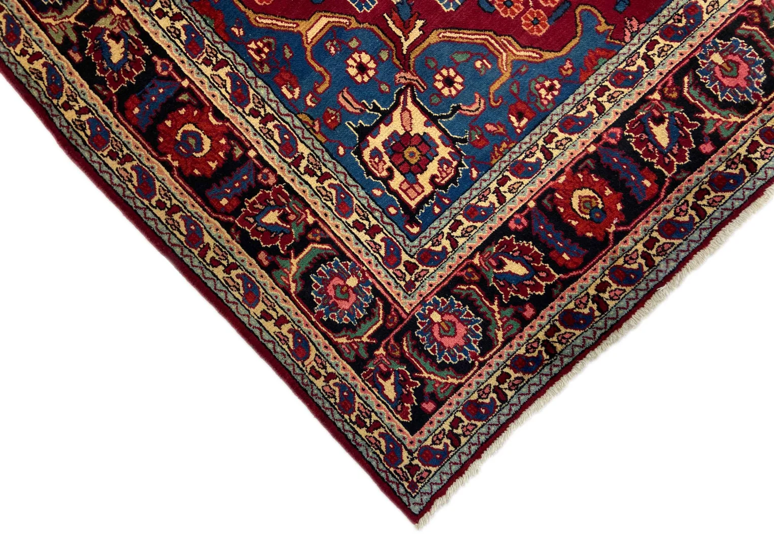 Perserteppich Maschhad 313 x 201 cm Wolle handgeknüpft