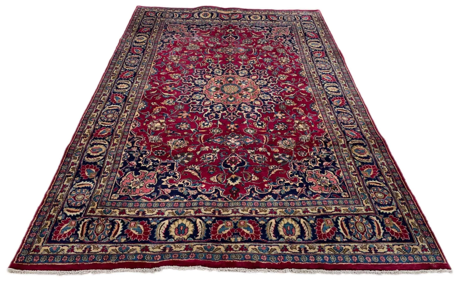 Perserteppich Maschhad 308 x 200 cm Wolle handgeknüpft