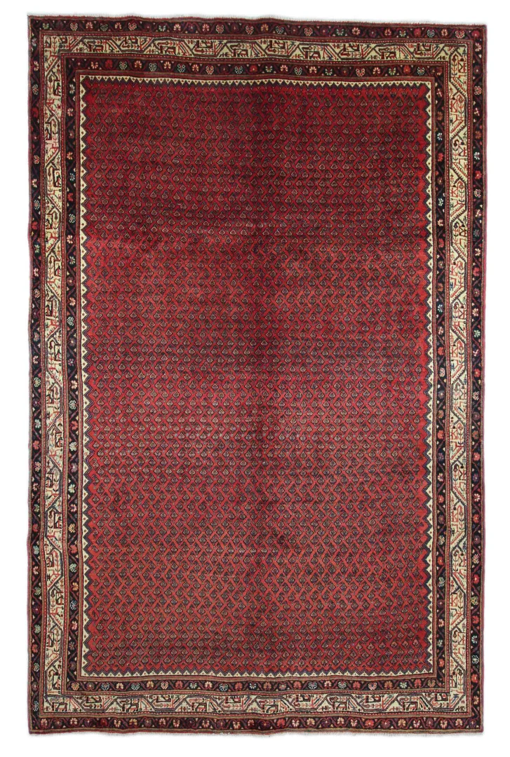 Perserteppich Sarough 339 x 217 cm Wolle handgeknüpft