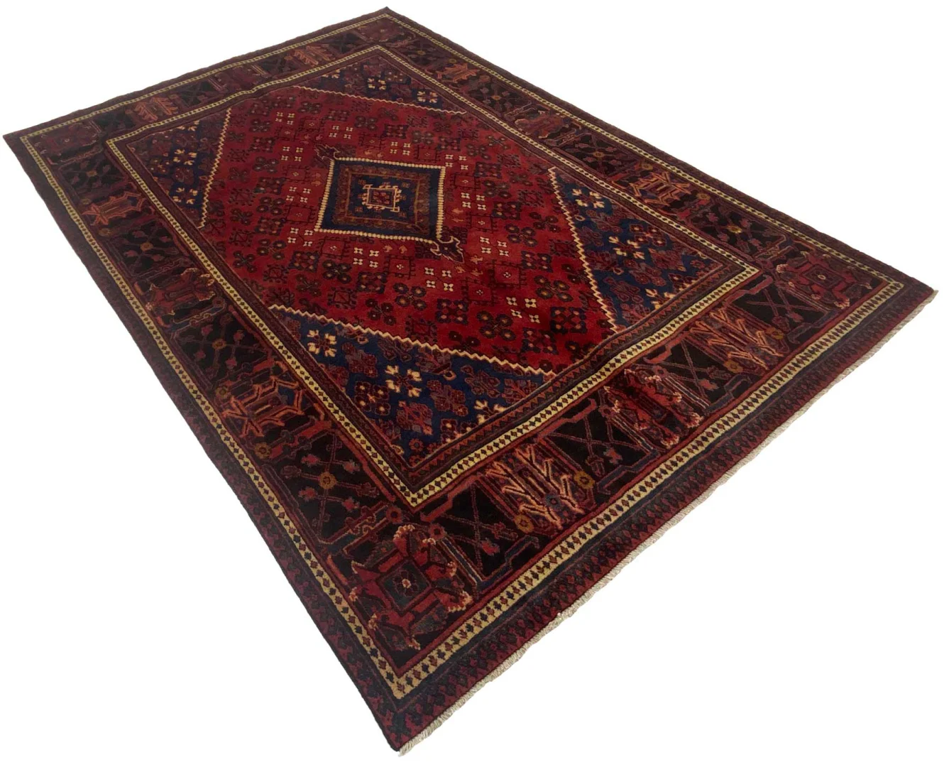 Orientteppich Meymeh 316 x 217 cm Wolle handgeknüpft