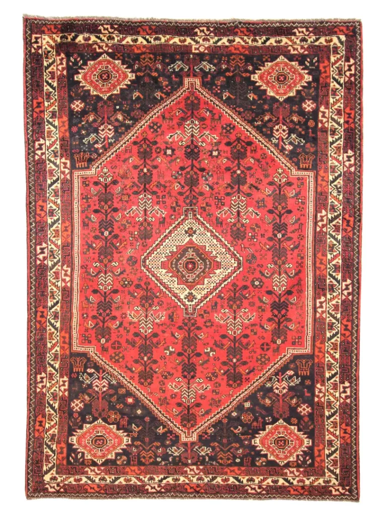 Perserteppich Shiraz 293 x 210 cm Wolle handgeknüpft