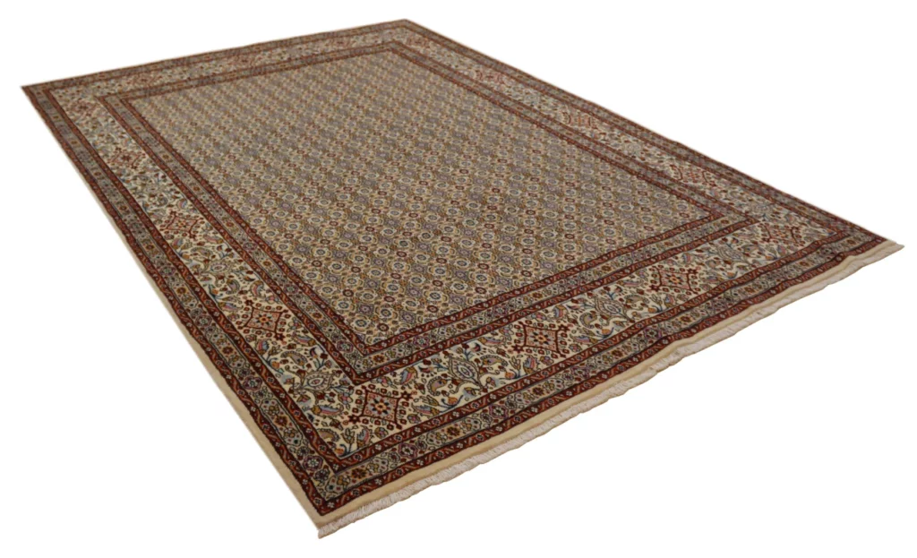 Perserteppich Moud 295 x 210 cm Schafwolle handgeknüpft