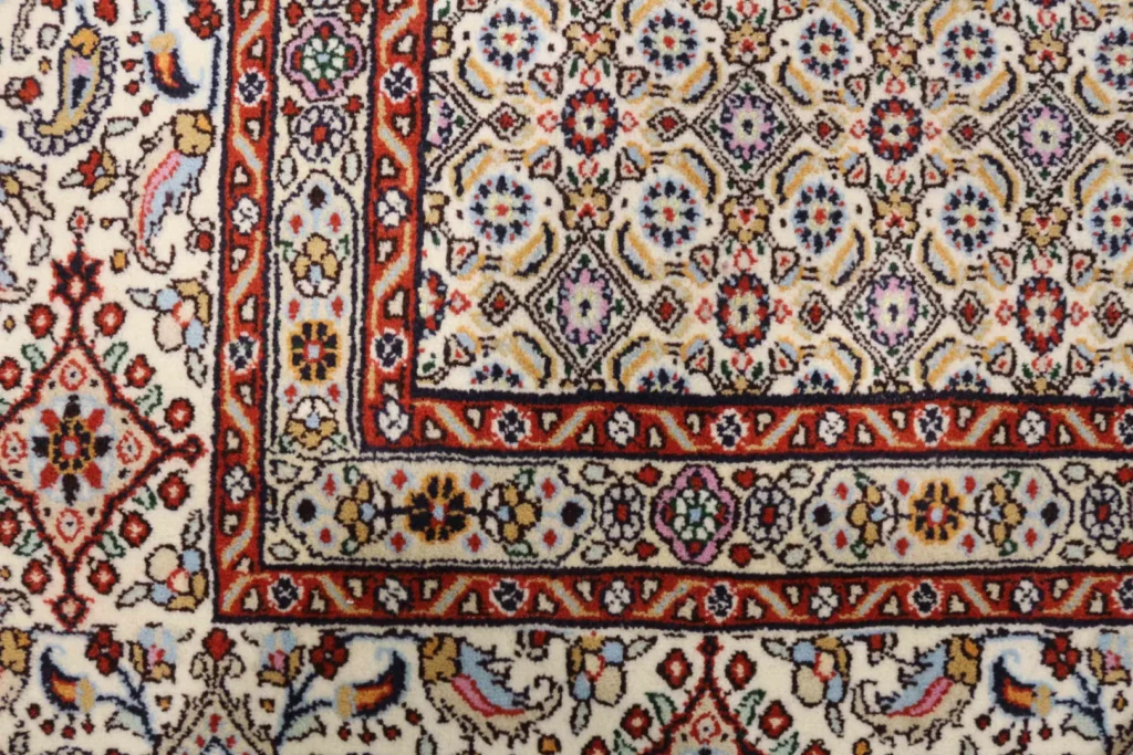 Perserteppich Moud 295 x 210 cm Schafwolle handgeknüpft