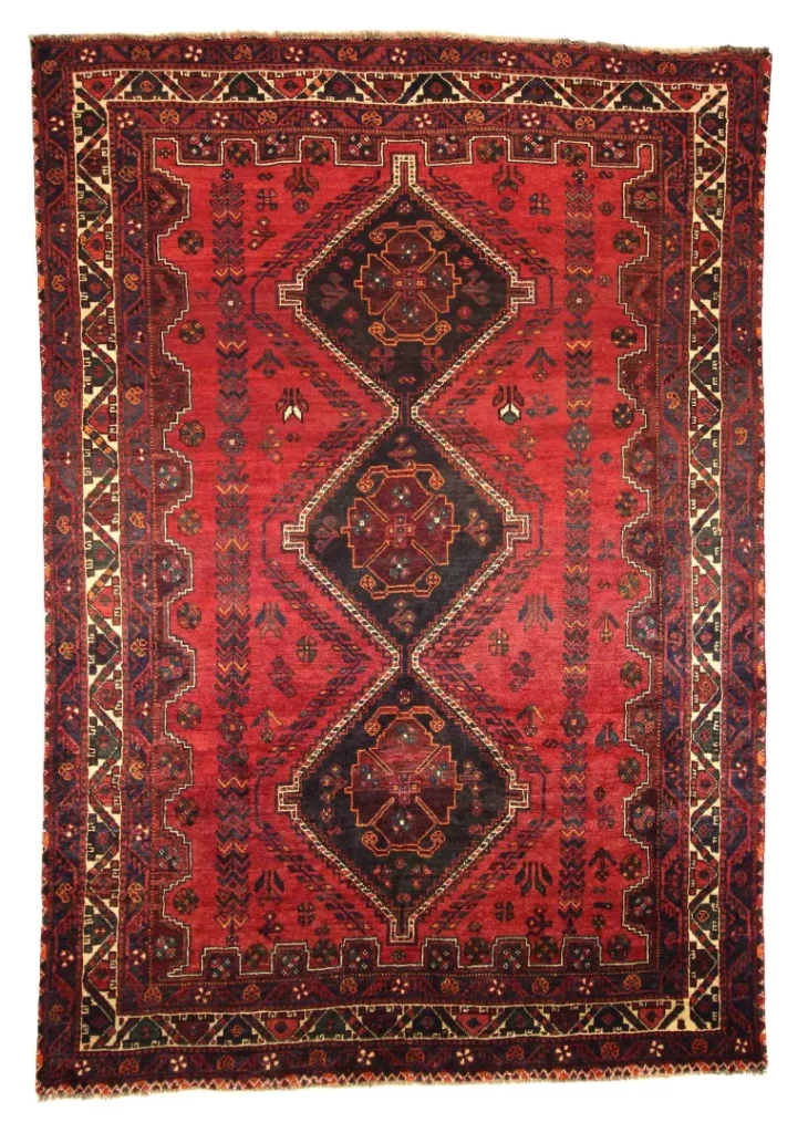 orientteppich-shiraz-303-x-215-cm-100000-knoten-m-handgeknupft Perserteppich Shiraz 303 x 215 cm Wolle handgeknüpft