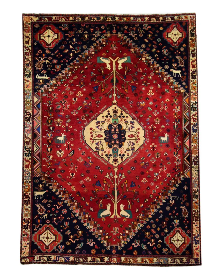 shiraz-teppich-303-x-215-cm-100000-knoten-handgeknupft-fur-teppiche Perserteppich Shiraz 303 x 215 cm Wolle handgeknüpft