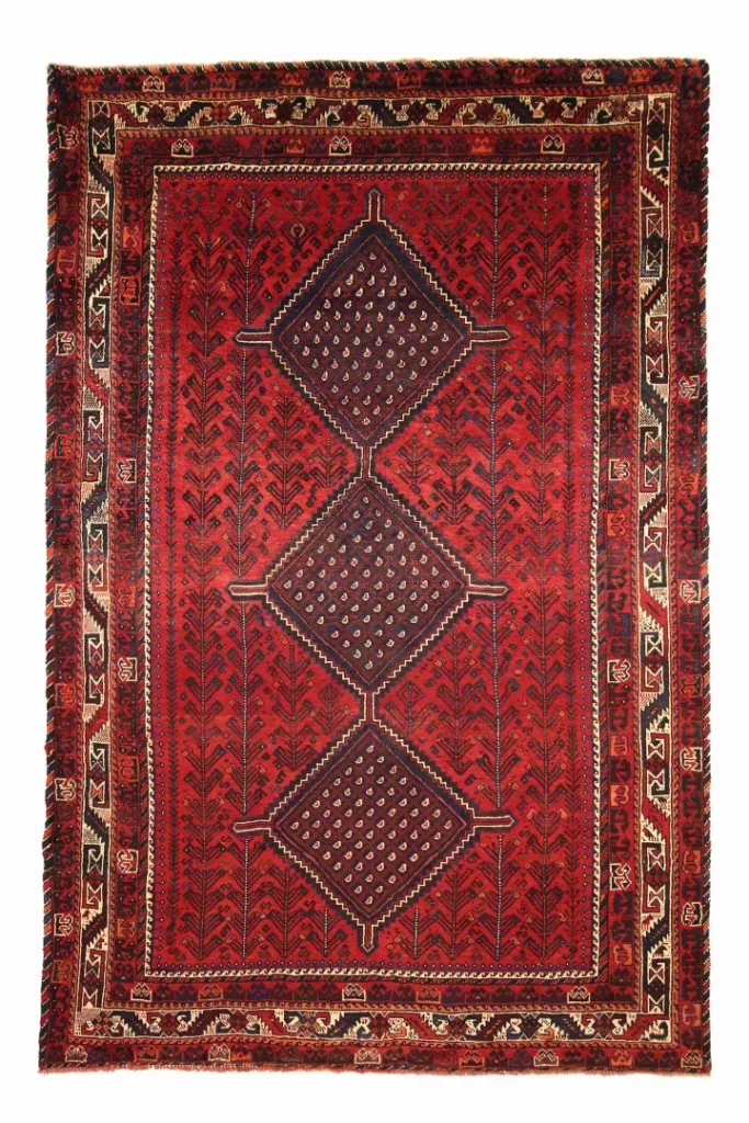 shiraz-orientteppich-308-x-208-cm-100000-knoten-handgeknupft Perserteppich Shiraz 308 x 208 cm Wolle handgeknüpft