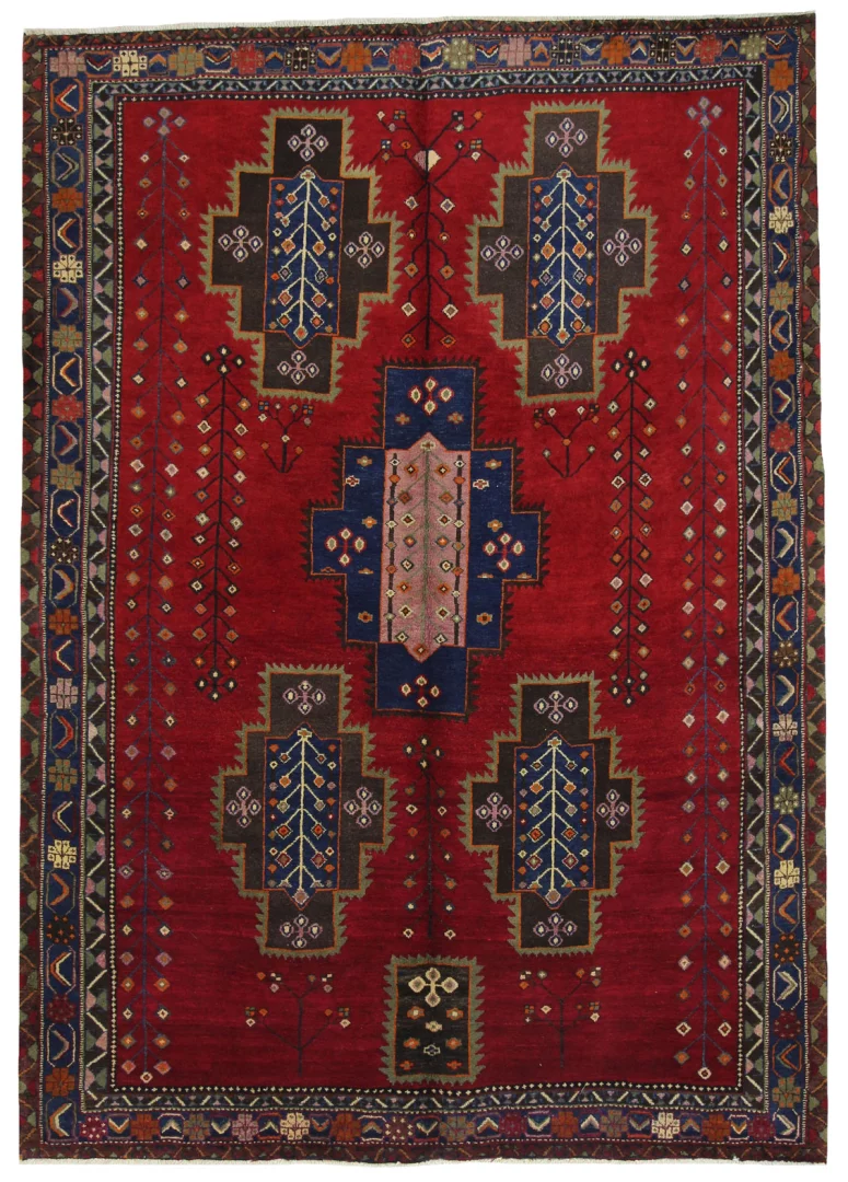 Perserteppich Sirjan 268 x 190 cm Wolle handgeknüpft