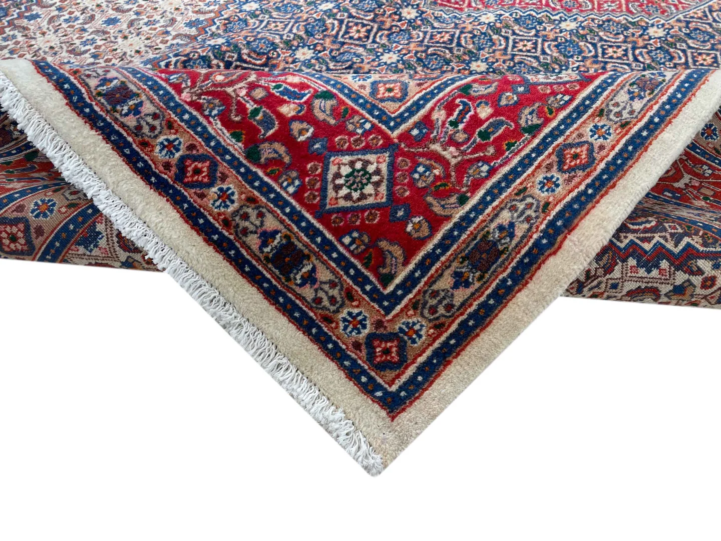 Perserteppich Moud 315 x 210 cm Wolle Seide handgeknüpft