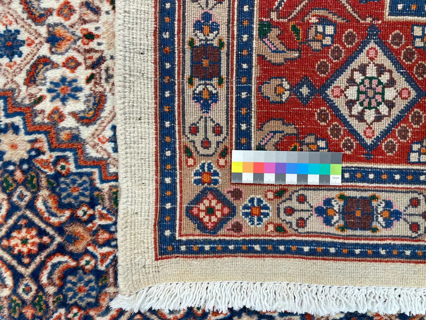 Perserteppich Moud 315 x 210 cm Wolle Seide handgeknüpft