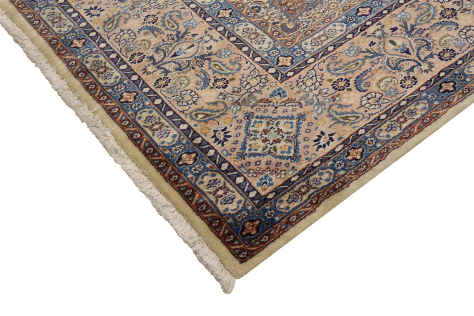 moud-teppich-343-x-244-cm-360000-knoten-handgeknupft-orientteppich-3 Perserteppich Moud 343 x 244 cm Wolle handgeknüpft