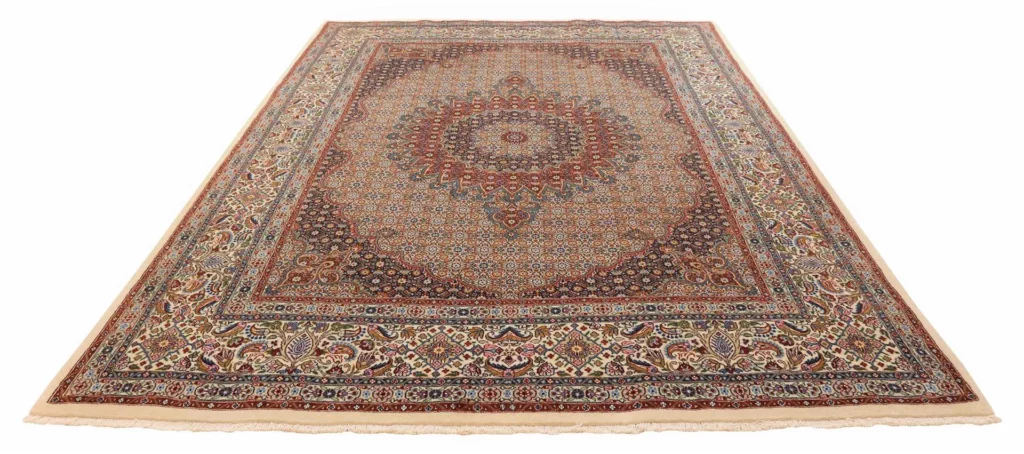 Perserteppich Moud 363x245 cm Schafwolle handgeknüpft