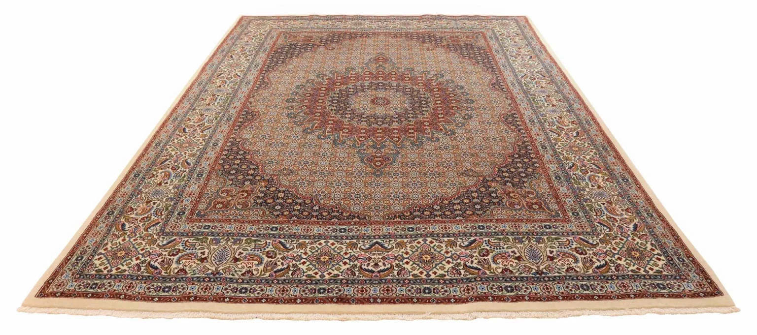 Perserteppich Moud 363x245 cm Schafwolle handgeknüpft