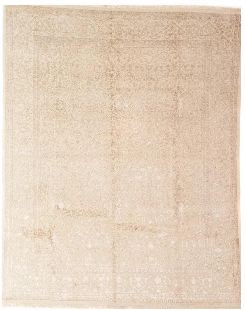 Orientteppich Täbris 308 x 245 cm Wolle Seide handgeknüpft
