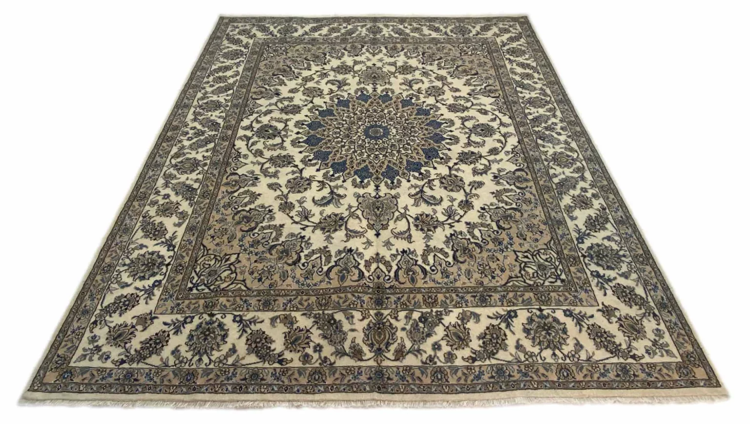 Perserteppich Nain 300 x 240 cm Wolle handgeknüpft