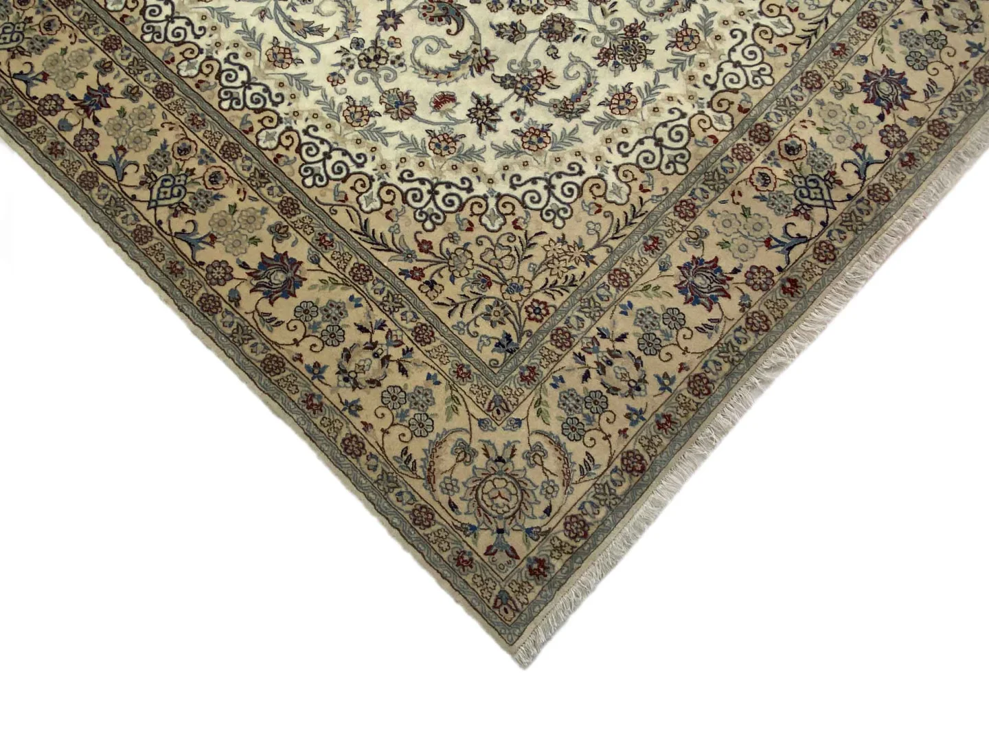 Perserteppich Nain 305x203 cm Wolle handgeknüpft