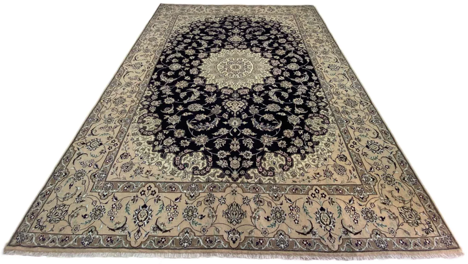 Perserteppich Nain 347 x 249 cm Wolle handgeknüpft
