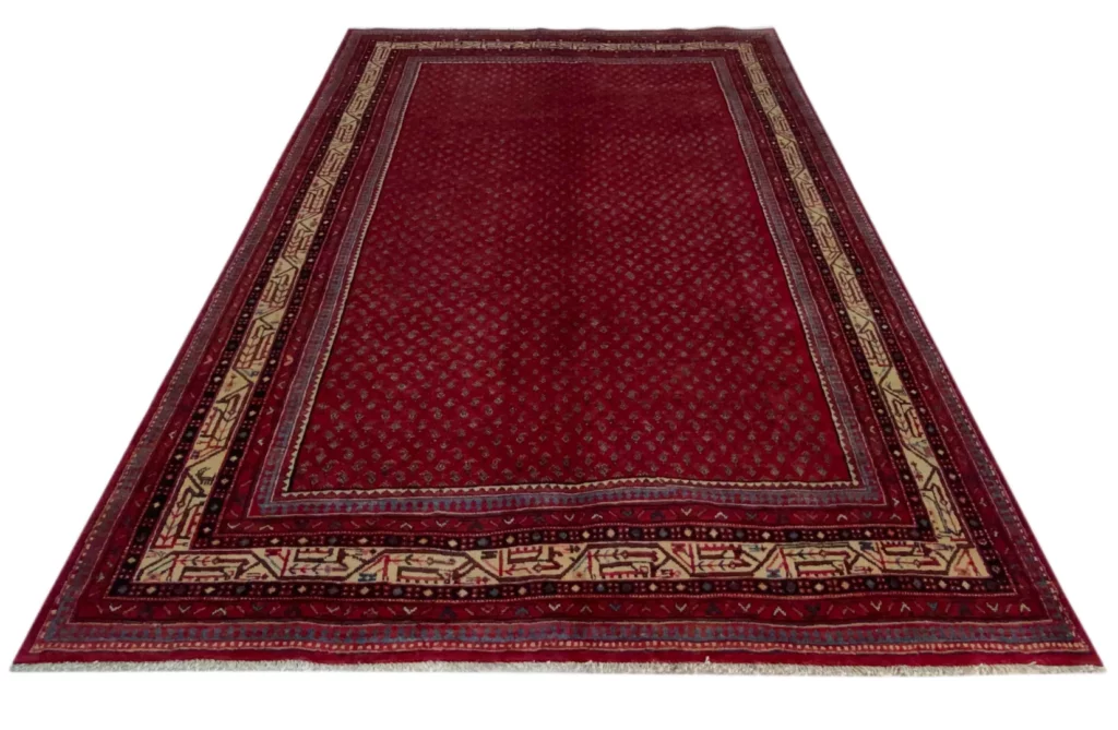 Perserteppich Sarough 325 x 215 cm Wolle handgeknüpft