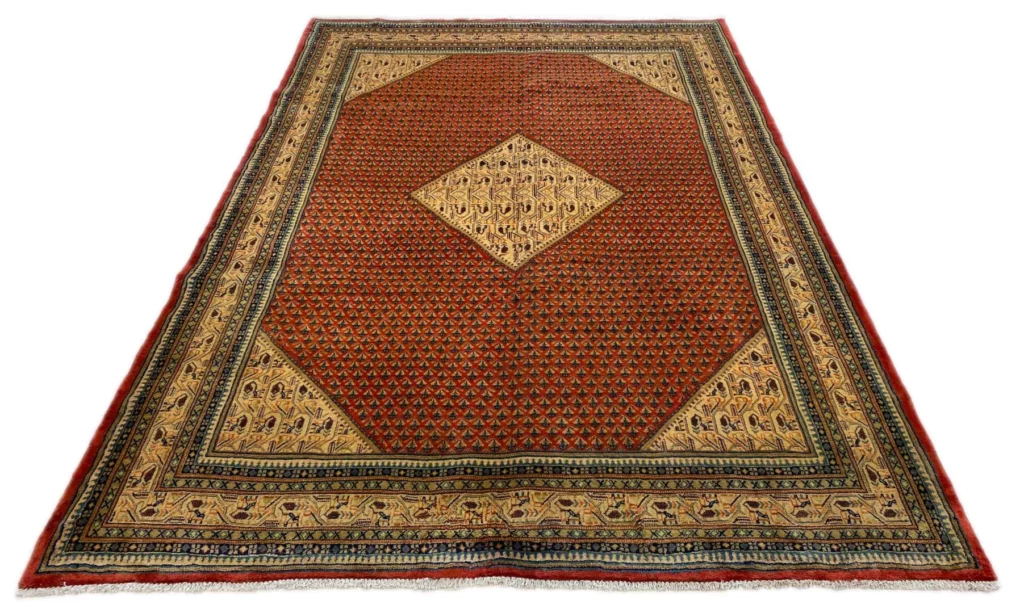 sarough-orientteppich-327x220-cm-200000-knoten-handgeknupft-1 Perserteppich Sarough 327 x 220 cm Wolle handgeknüpft