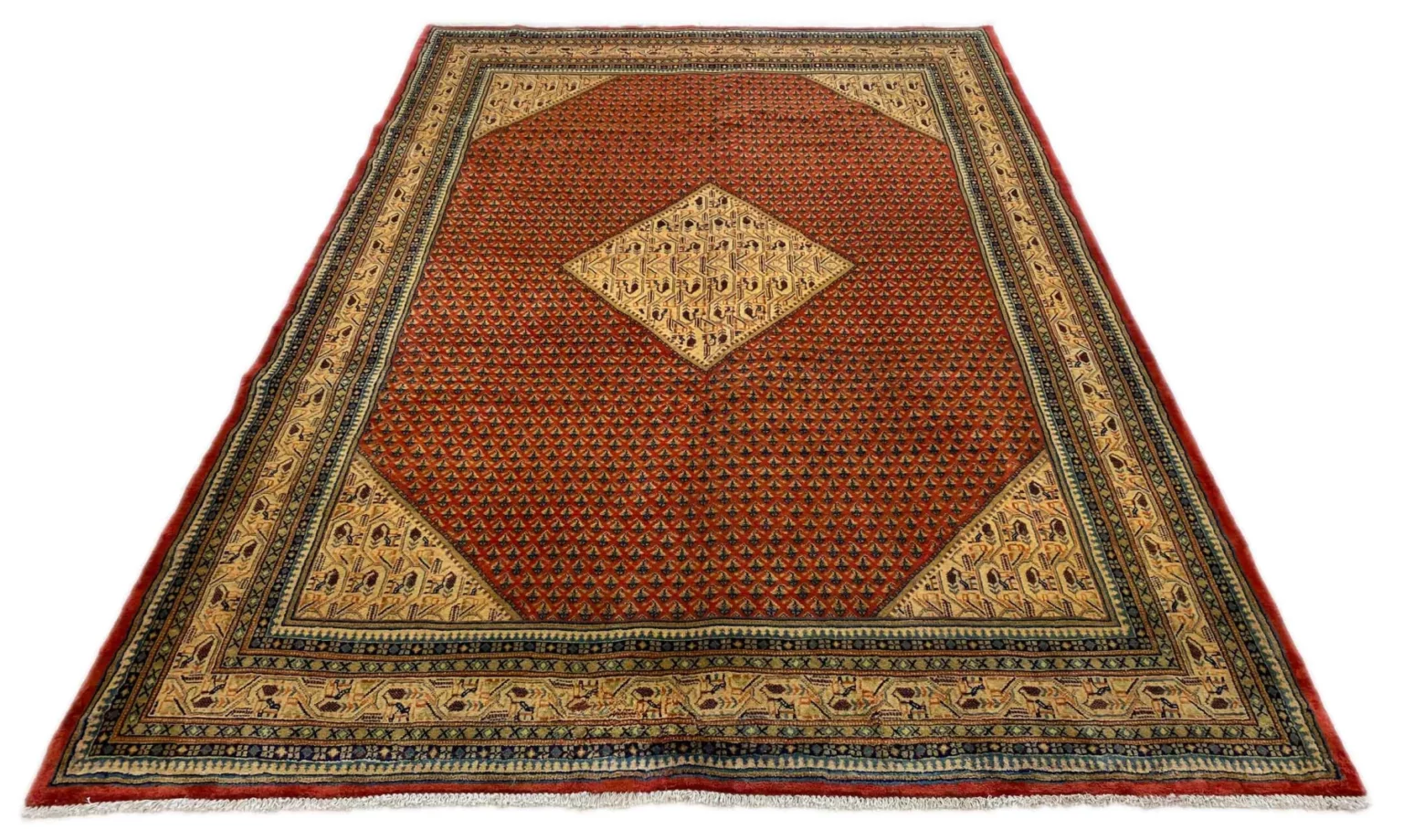 sarough-orientteppich-327x220-cm-200000-knoten-handgeknupft-1 Perserteppich Sarough 327 x 220 cm Wolle handgeknüpft