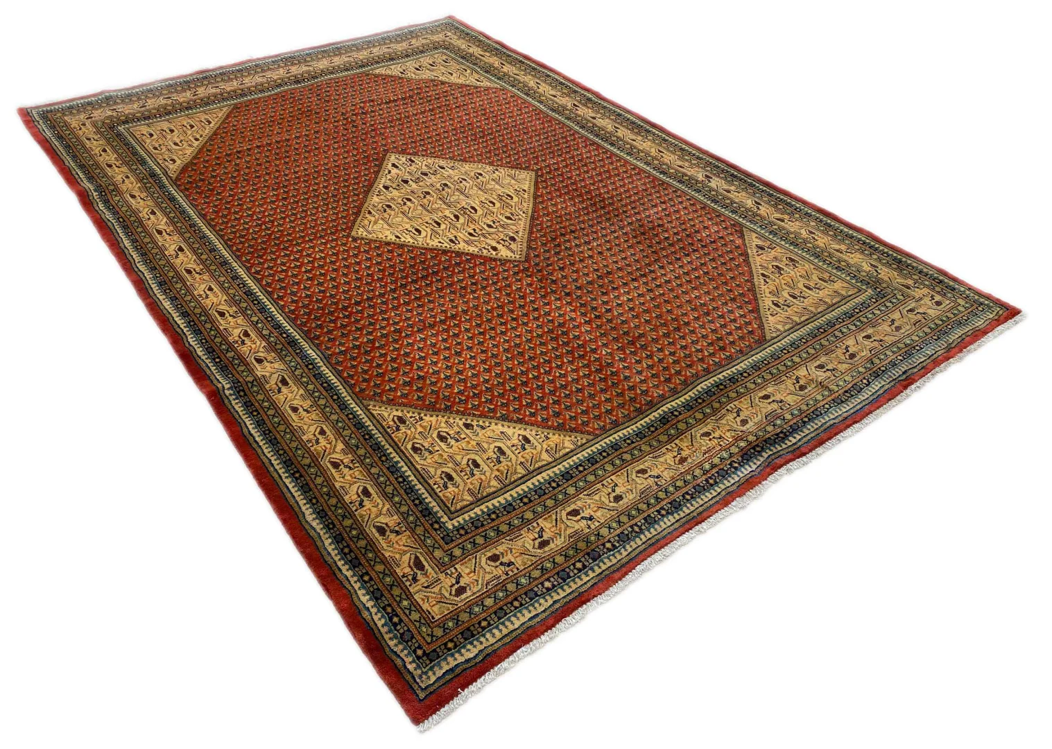 sarough-orientteppich-327x220-cm-200000-knoten-handgeknupft-2 Perserteppich Sarough 327 x 220 cm Wolle handgeknüpft