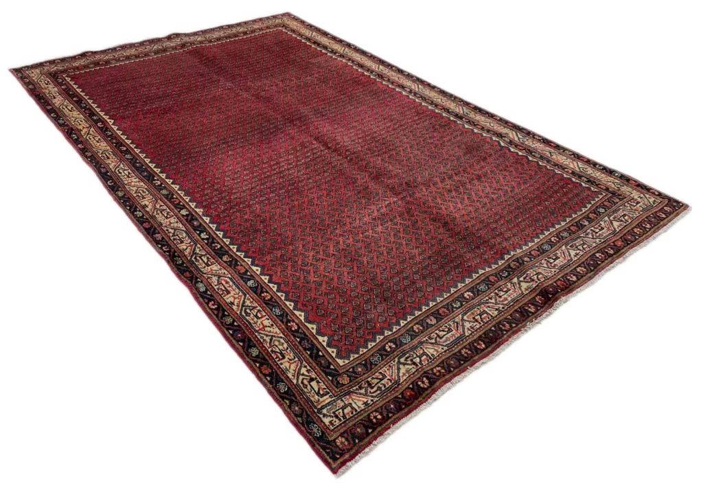 Perserteppich Sarough 339 x 217 cm Wolle handgeknüpft