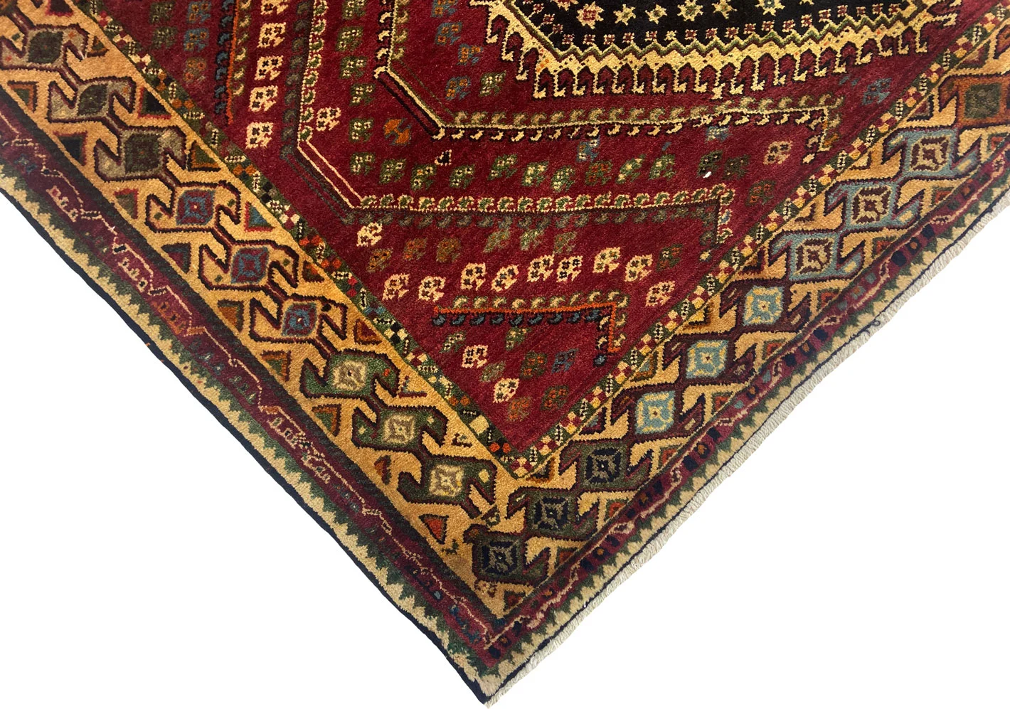 Perserteppich Shiraz 292 x 197 cm Wolle handgeknüpft