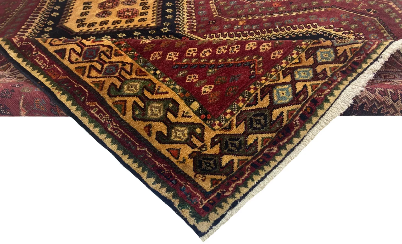 Perserteppich Shiraz 292 x 197 cm Wolle handgeknüpft