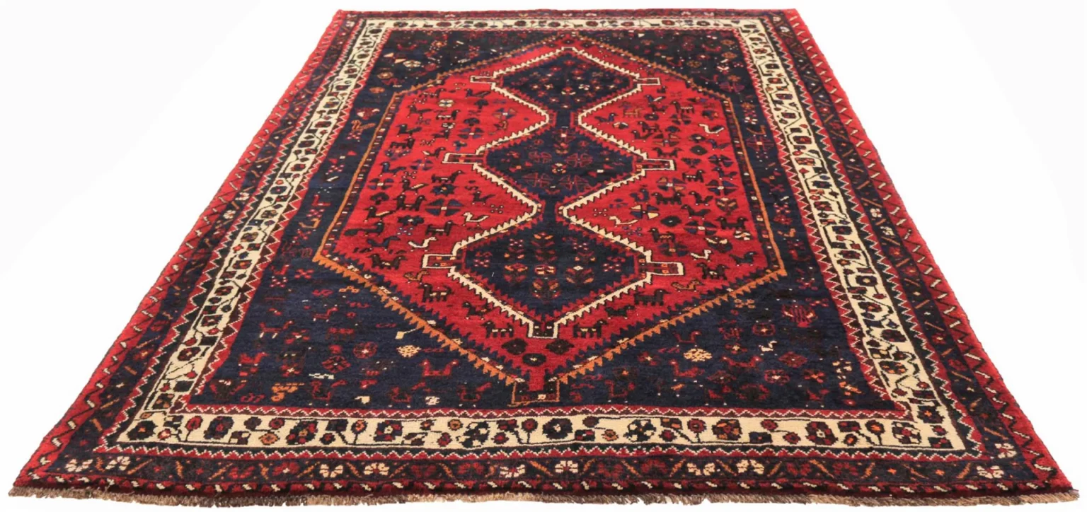 Perserteppich Shiraz 300 x 190 cm Wolle handgeknüpft
