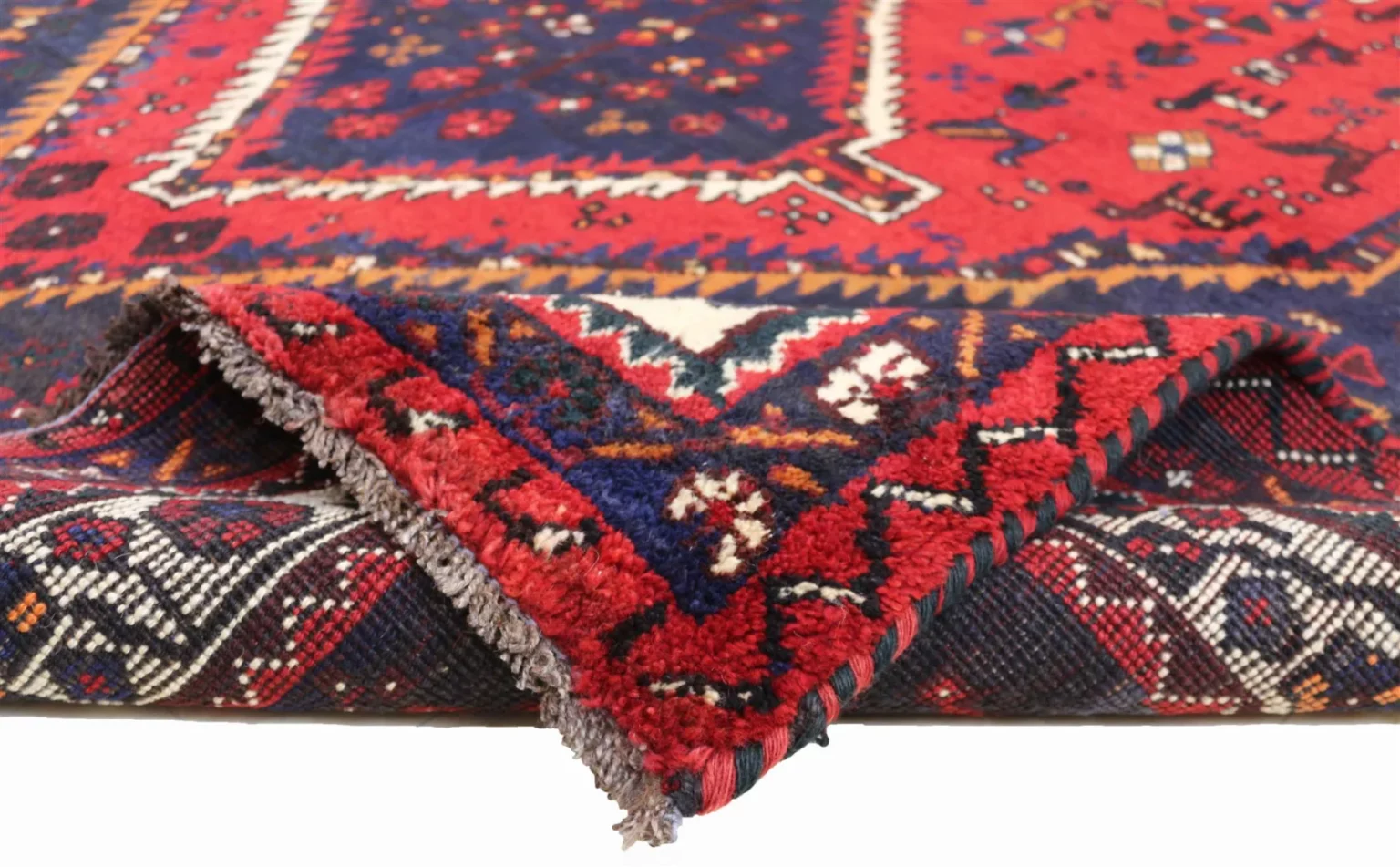 Perserteppich Shiraz 300 x 190 cm Wolle handgeknüpft