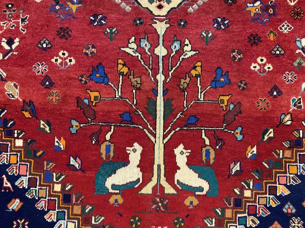 shiraz-teppich-303-x-215-cm-100000-knoten-handgeknupft-fur-teppiche-6 Perserteppich Shiraz 303 x 215 cm Wolle handgeknüpft