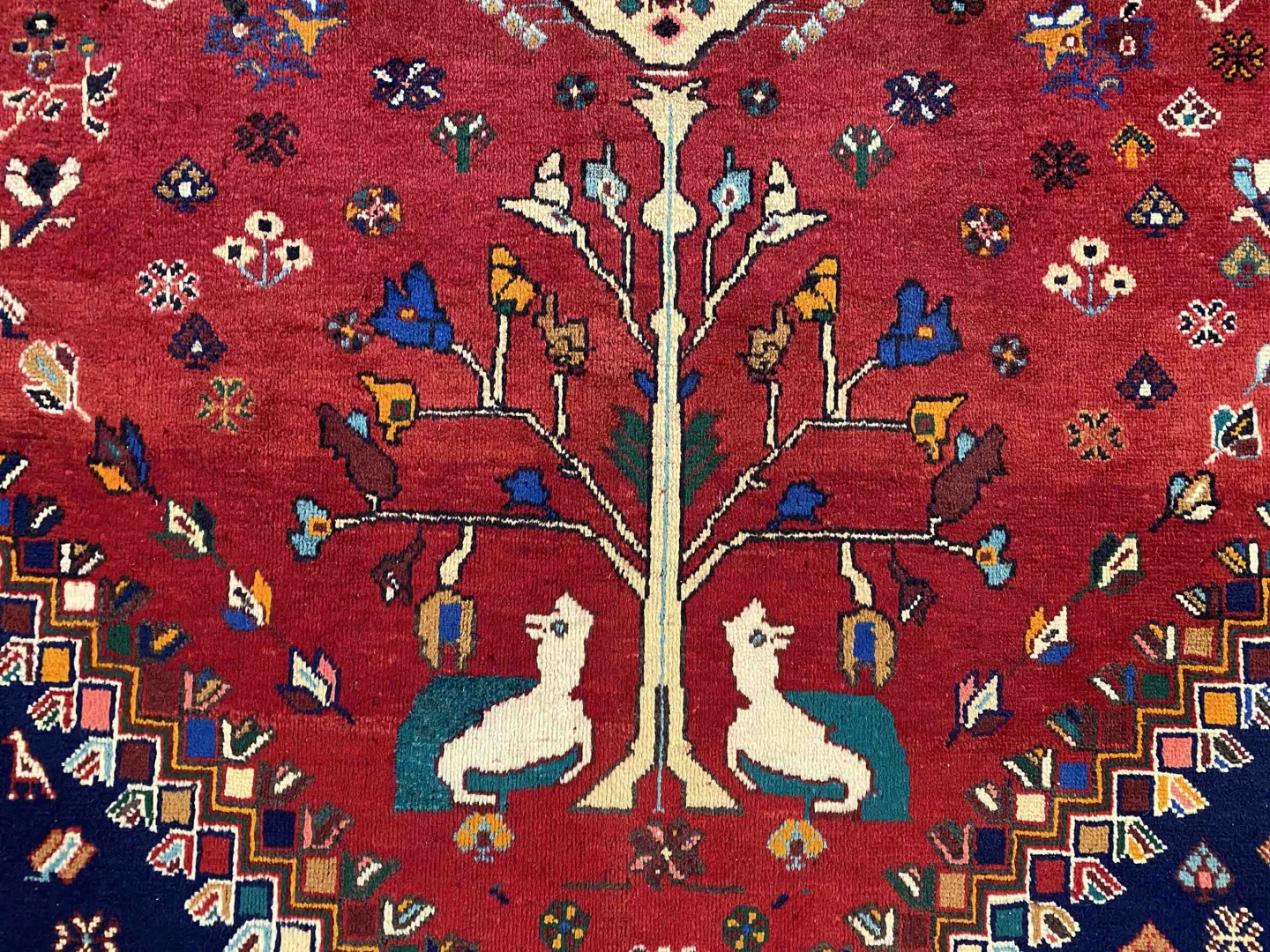 shiraz-teppich-303-x-215-cm-100000-knoten-handgeknupft-fur-teppiche-6 Perserteppich Shiraz 303 x 215 cm Wolle handgeknüpft