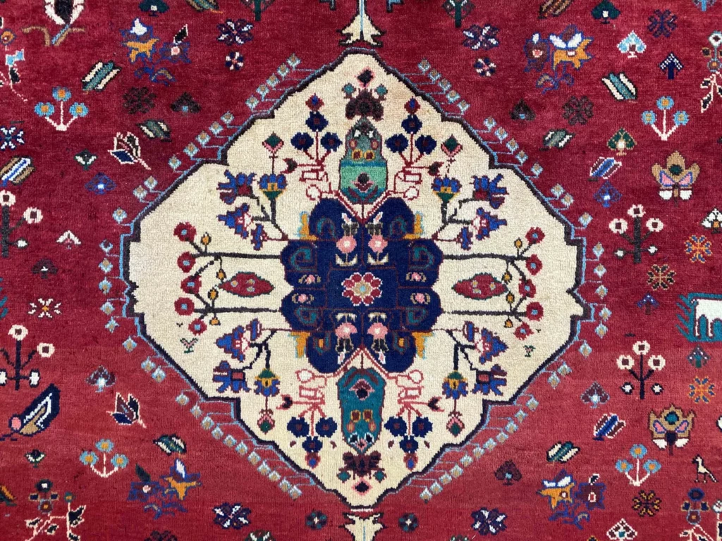 shiraz-teppich-303-x-215-cm-100000-knoten-handgeknupft-fur-teppiche-7 Perserteppich Shiraz 303 x 215 cm Wolle handgeknüpft