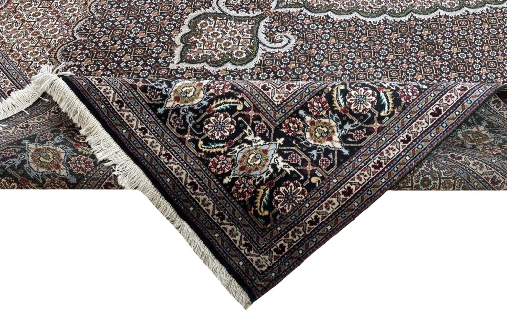 Perserteppich Täbris 298x202 cm Wolle Seide handgeknüpft