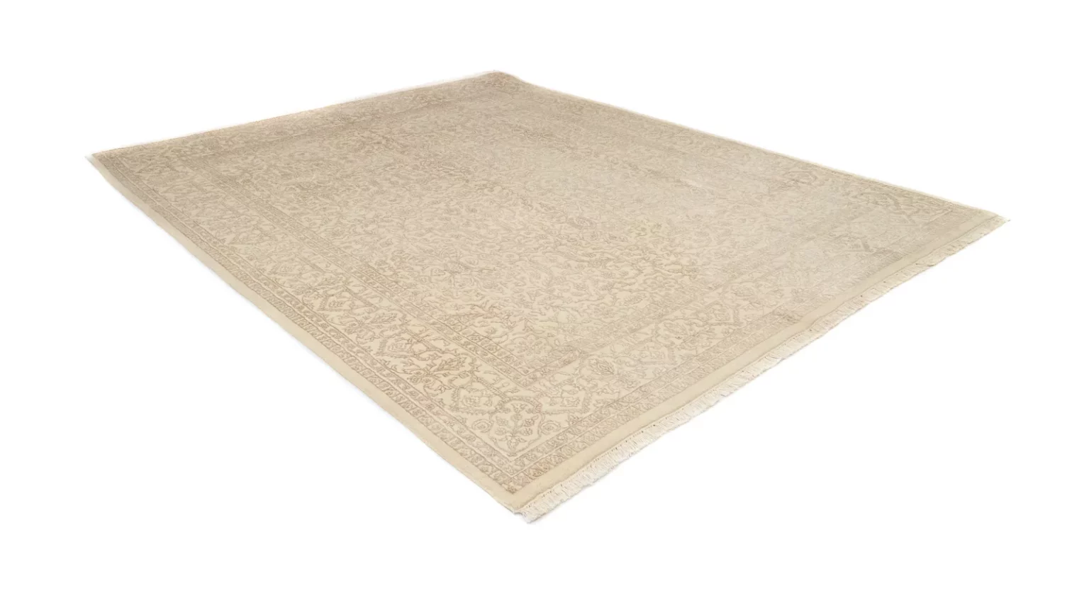 Orientteppich Täbris 308 x 245 cm Wolle Seide handgeknüpft