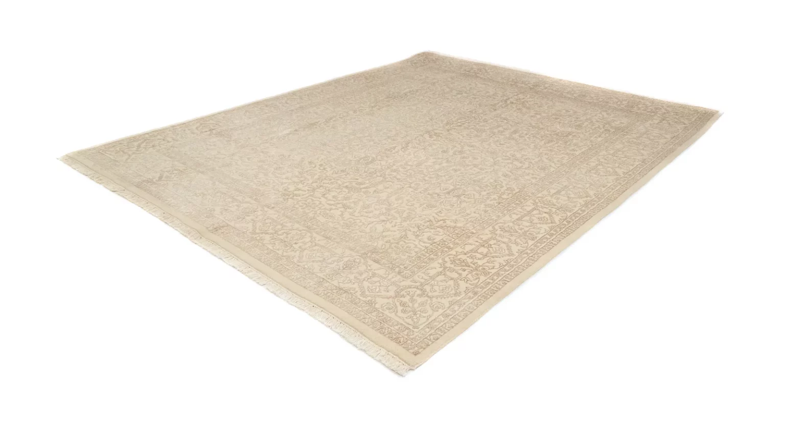 Orientteppich Täbris 308 x 245 cm Wolle Seide handgeknüpft