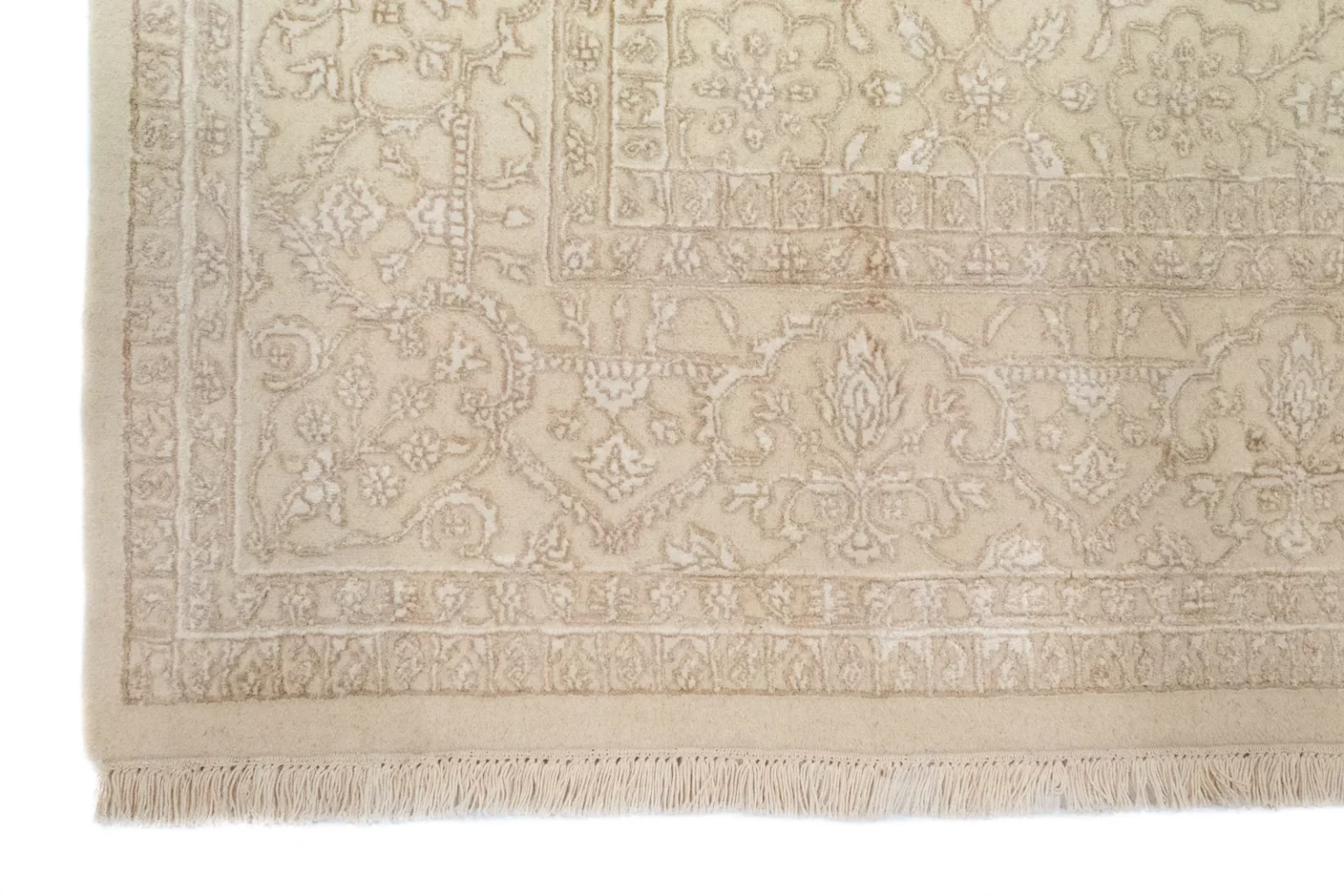 Orientteppich Täbris 308 x 245 cm Wolle Seide handgeknüpft
